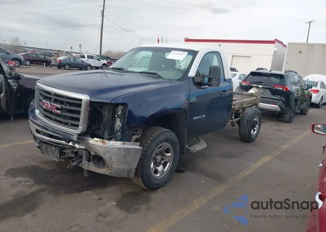 2010 GMC Sierra 2500Hd Work Truck из США, поврежденный, VIN 1GD3KZBK2AF125022